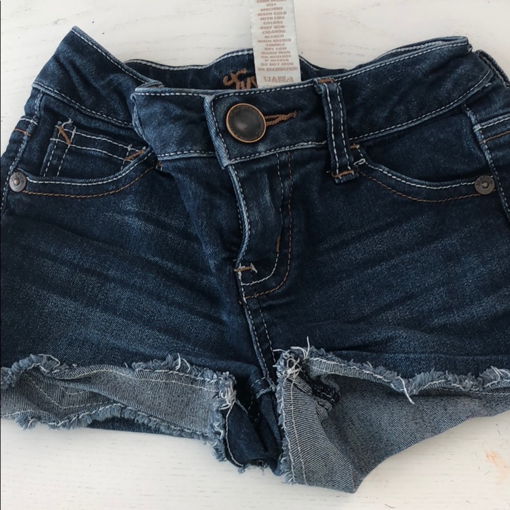 Kids justice jean shorts